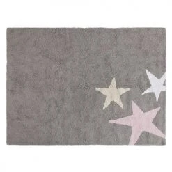 Lorena Canals Tapis Enfant Tapis Lavable En Coton Rose 120x160