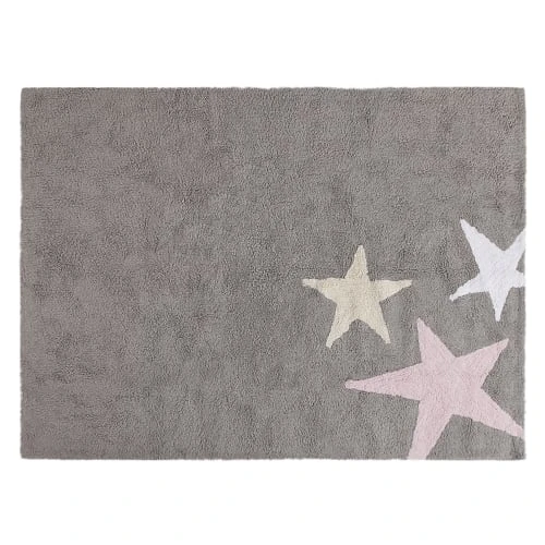 Lorena Canals Tapis Enfant Tapis Lavable En Coton Rose 120x160