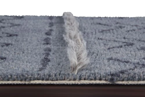 Lorena Canals Tapis Enfant Tapis Lavable En Laine Bleu 80x140 – Image 3