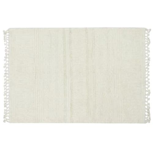 Lorena Canals Tapis Enfant Tapis Lavable En Laine Grise 120 X 170