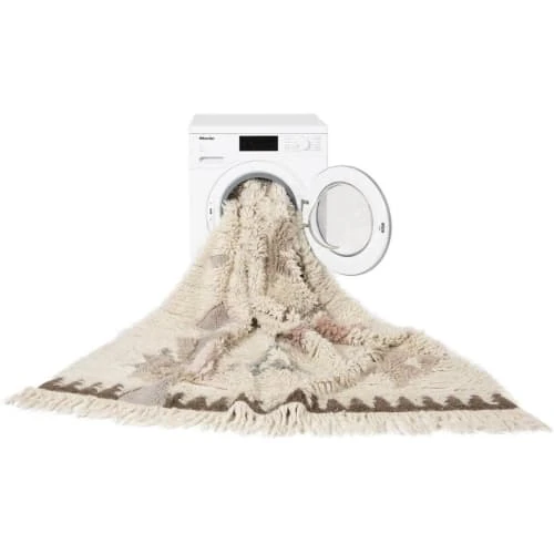 Lorena Canals Tapis Enfant Tapis Lavable En Laine Marron 140x200 – Image 5