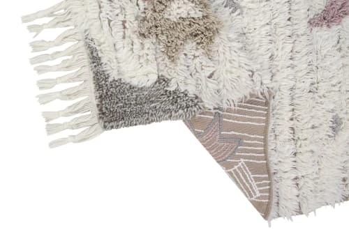 Lorena Canals Tapis Enfant Tapis Lavable En Laine Marron 170x240 – Image 5