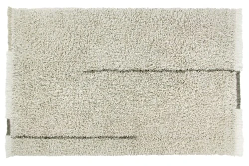 Lorena Canals Tapis Enfant Tapis Lavable En Laine Marron 200x300