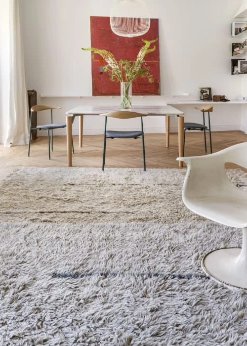 Lorena Canals Tapis Enfant Tapis Lavable En Laine Marron 200x300 – Image 6