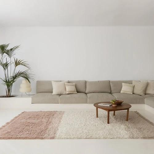 Lorena Canals Tapis Enfant Tapis Lavable En Laine Rose 200x300 – Image 2