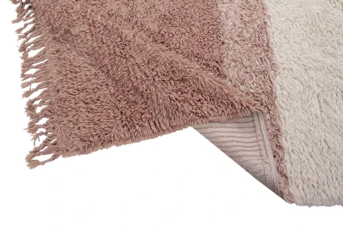 Lorena Canals Tapis Enfant Tapis Lavable En Laine Rose 200x300 – Image 6