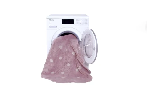 Lorena Canals Tapis Enfant Tapis Lavable Mini Biscuit Rose 90x90cm – Image 5