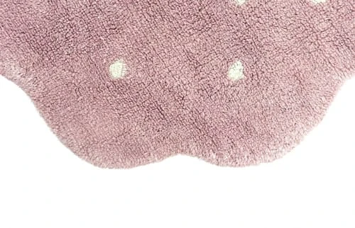 Lorena Canals Tapis Enfant Tapis Lavable Mini Biscuit Rose 90x90cm – Image 6