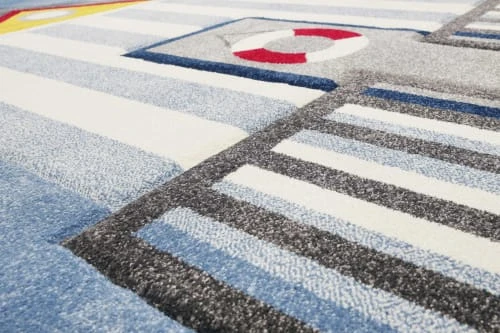 Esprit Tapis Enfant Tapis Motif Cabine De Plage Colorée 120x170 – Image 6