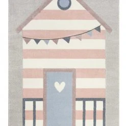 Esprit Tapis Enfant Tapis Motif Cabine De Plage Pastel 120x170