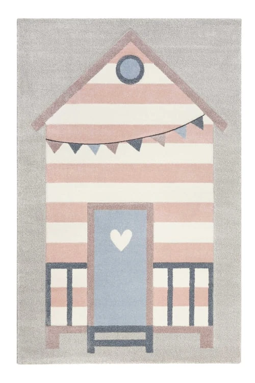Esprit Tapis Enfant Tapis Motif Cabine De Plage Pastel 120x170