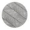 ToddleKind Tapis Enfant Tapis Multifonction En Vinyle Bébé Gris Charbon/noir Diamètre 105cm