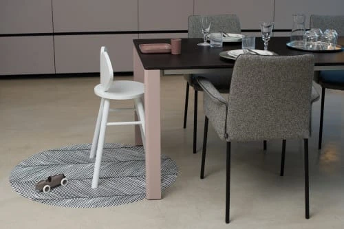 ToddleKind Tapis Enfant Tapis Multifonction En Vinyle Bébé Gris Charbon/noir Diamètre 105cm – Image 3