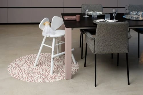 ToddleKind Tapis Enfant Tapis Multifonction En Vinyle Bébé Rose Diamètre 105cm – Image 3