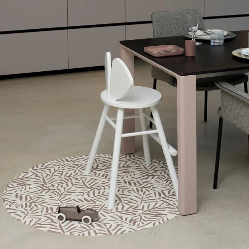 ToddleKind Tapis Enfant Tapis Multifonction En Vinyle Bébé Taupe Diamètre 105cm – Image 2
