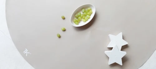 ToddleKind Tapis Enfant Tapis Multifonction En Vinyle Brun Diamètre 105cm – Image 6