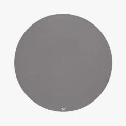 ToddleKind Tapis Enfant Tapis Multifonction En Vinyle Gris Diamètre 105cm