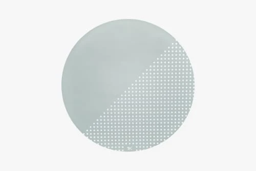 ToddleKind Tapis Enfant Tapis Multifonction En Vinyle Gris Diamètre 105cm