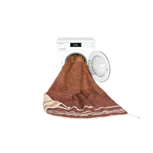 Lorena Canals Tapis Enfant Tapis Naturel En Coton Caramel 170x240 – Image 4