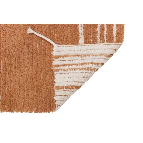Lorena Canals Tapis Enfant Tapis Naturel En Coton Caramel 170x240 – Image 5
