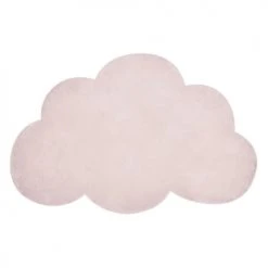 Lilipinso Tapis Enfant Tapis Nuage En Coton Rose Pâle