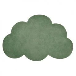 Lilipinso Tapis Enfant Tapis Nuage En Coton Vert Chèvrefeuille