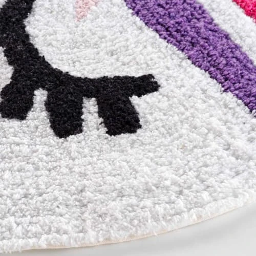 Douceur D'Intérieur Tapis Enfant Tapis Rond Polycoton D90cm – Image 3