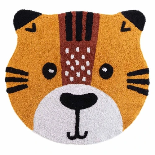 Douceur D'Intérieur Tapis Enfant Tapis Rond Polycoton D90cm