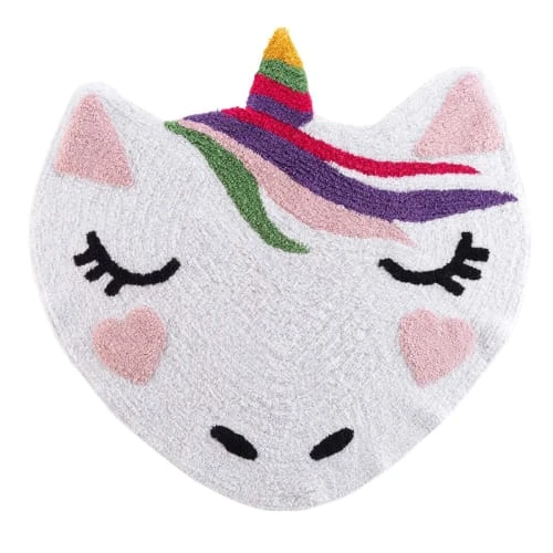 Douceur D'Intérieur Tapis Enfant Tapis Rond Polycoton D90cm