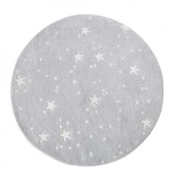 Maisons Du Monde Tapis Enfant Tapis Rond Tufté Gris Motifs étoiles écrues D100