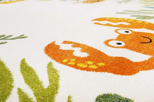 Esprit Tapis Enfant Tapis Thème Animaux Marin Beige 133x200 – Image 5