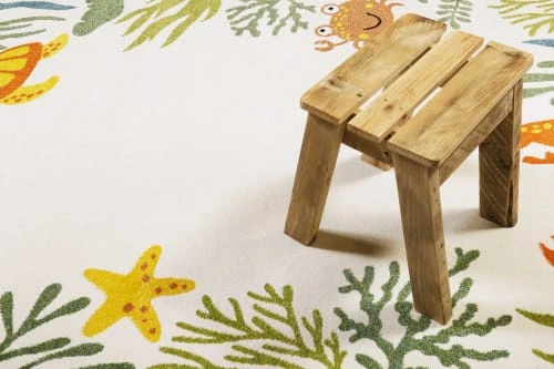 Esprit Tapis Enfant Tapis Thème Animaux Marin Beige 200x290 – Image 2