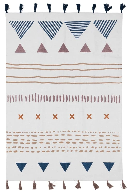 AFK Living Tapis Enfant Tapis Tribal 2 Multicolore 100x140
