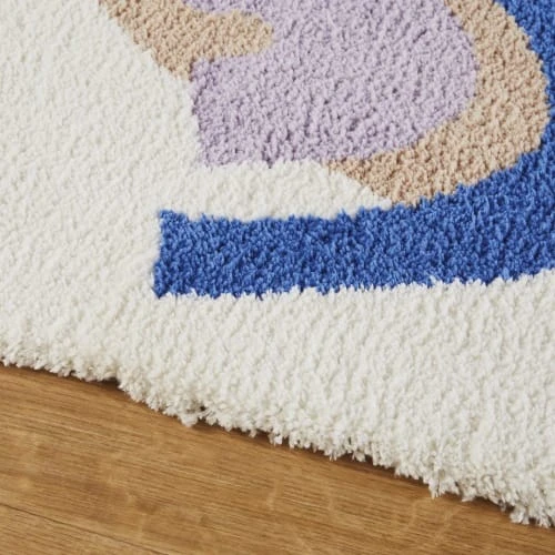 Maisons Du Monde Tapis Enfant Tapis Tufté OEKO-TEX® à Formes Colorées Bleu, Vert, Orange 120x180 – Image 2