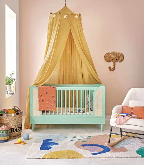 Maisons Du Monde Tapis Enfant Tapis Tufté OEKO-TEX® à Formes Colorées Bleu, Vert, Orange 120x180 – Image 3