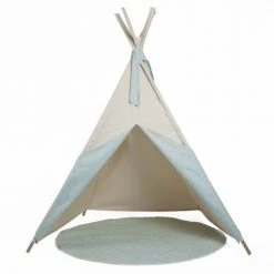 Wookids Tipis Enfant Tipi Enfant Beige étoiles Vert
