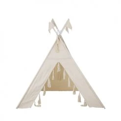 Bloomingville Tipis Enfant Tipi Enfant En Métal Et Tissu Naturel