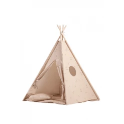 Lignea Kids Tipis Enfant Tipi Tropical En Coton Beige Poudré