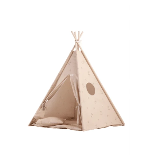 Lignea Kids Tipis Enfant Tipi Tropical En Coton Beige Poudré