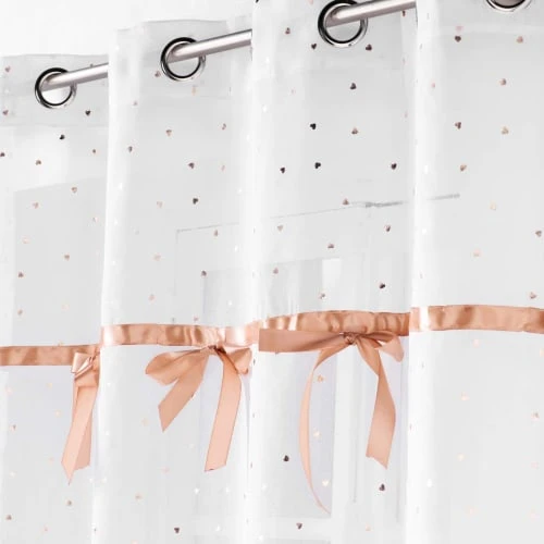 Douceur D'Intérieur Rideaux Enfant Voilage Impression Métal Nœuds 140x240cm – Image 2